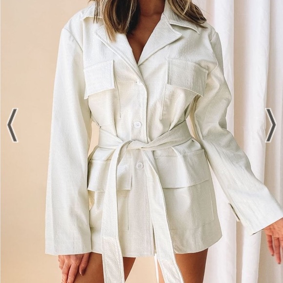 Lioness Crocodile Faux Leather Blazer/Dress - Picture 4 of 8